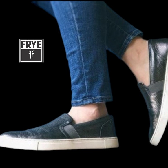 Frye Shoes - Frye Ivy Slip-On Shoes for Women 7.5 Featuring Soft Leather Thick Rubber Outsole